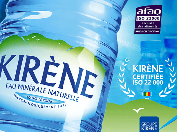 Première eau minérale sénégalaise certifiée ISO