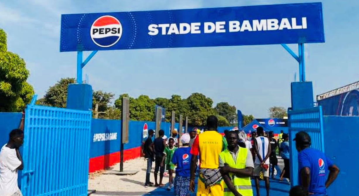 Groupe Kirène | Inauguration du Stade de Bambali village de Sadio Mané, égérie de Pepsi au Sénégal