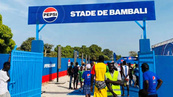 Groupe Kirène | Inauguration du Stade de Bambali village de Sadio Mané, égérie de Pepsi au Sénégal